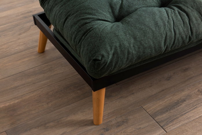 Atelier Del Sofa Saki Sofá cama de 3 plazas Verde